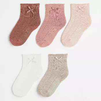 Комплект носков H&amp;M Knit, 5 предметов, мультиколор