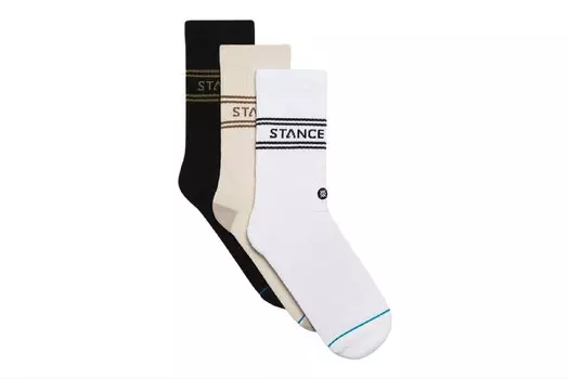 Комплект носков из трех пар Stance, мультиколор