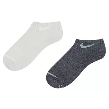 Комплект носков Nike Training Unisex Cushioned, 2 предмета, светло-серый/серый