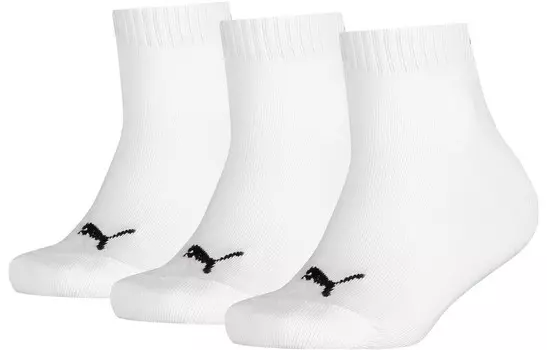 Комплект носков Puma, 3 пары, белый