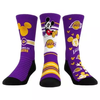 Комплект носков Rock Em Socks Los Angeles Lakers, фиолетовый