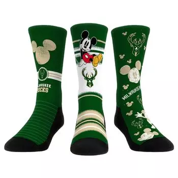 Комплект носков Rock Em Socks Milwaukee Bucks, зеленый