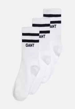 Комплект носков SPORT UNISEX GANT, 3 пары, белый
