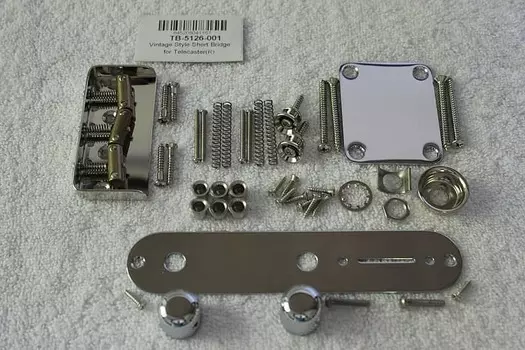 Комплект оборудования HH Tele с компенсацией короткого моста для Fender Telecaster TB-5126-001 TB-5126 Short Bridge Telecaster