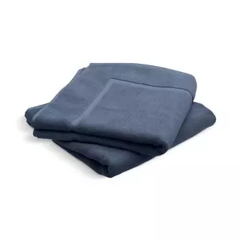 Комплект Ocean Safe из 2-х ковриков для ванной "серо-синий" (2х60х100 см) Dero Textilien