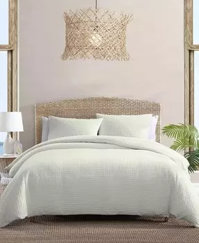 Комплект одеял Basketweave из 3 предметов, размер King Tommy Bahama Home, зеленый