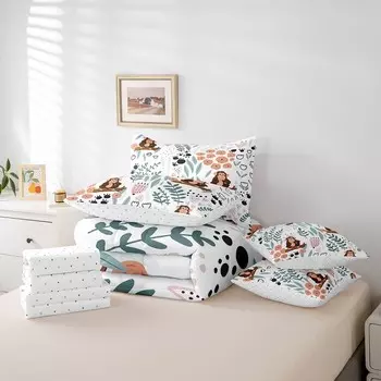 Комплект одеял для детей Erosebridal Monkey Twin, Brown