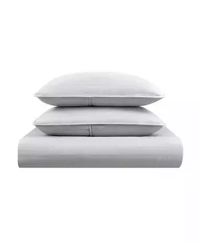 Комплект одеял из микрофибры Host & Home, уютная матовая микрофибра с наполнителем из полиэстера, в комплект входят накладки, 4 популярных варианта цвета декора, размер Twin XL Arkwright Home, серый