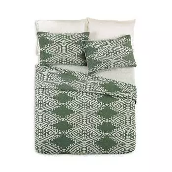 Комплект одеял Justina Blakeney Aisha, полный/королева, зеленый