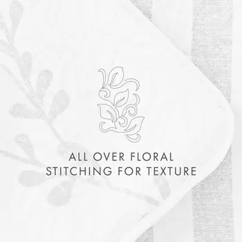 Комплект одеял с силуэтом листьев, светло-серого двустороннего узора, ультрамягкое постельное белье из микрофибры ienjoy Home, цвет Light Gray