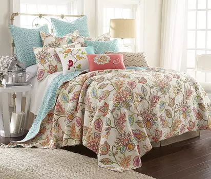 Комплект одеяла и наволочек Levtex Home Sophia, оранжевый