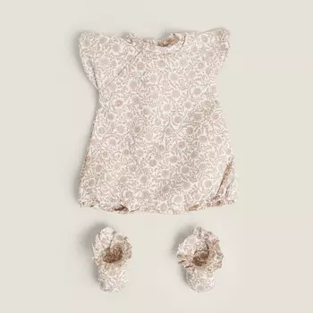 Комплект одежды для игрушечной куклы Zara Home, белый/бежевый