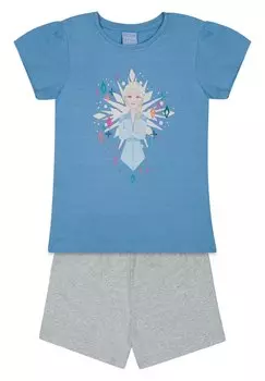 Комплект одежды для сна SHORT SLEEVE ANNA UND ELSA SET Disney FROZEN, цвет blue/lightgrey