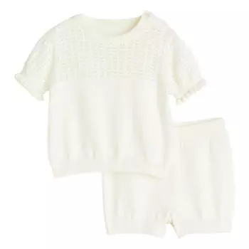Комплект одежды H&M Baby Knit, 2 предмета, белый