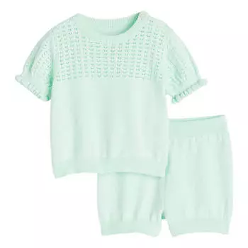 Комплект одежды H&M Baby Knit, 2 предмета, мятно-зеленый