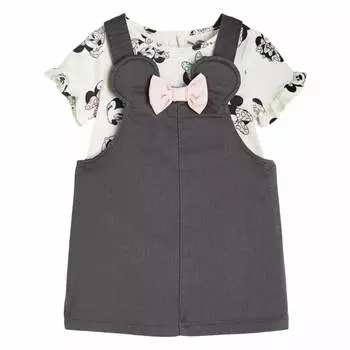 Комплект одежды H&amp;M Baby Minnie Mouse, 2 предмета, темно-серый/белый