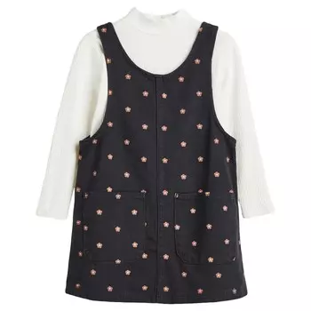 Комплект одежды H&amp;M Cotton Floral, 2 предмета, черный