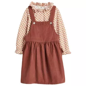 Комплект одежды H&amp;M Cotton Floral, 2 предмета, темный бежево-розовый