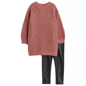 Комплект одежды H&amp;M Dusty Rose, 2 предмета, розовый/черный