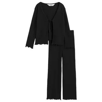 Комплект одежды H&amp;M Jersey, 2 предмета, черный