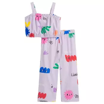 Комплект одежды H&amp;M Patterned, 2 предмета, светло-фиолетовый
