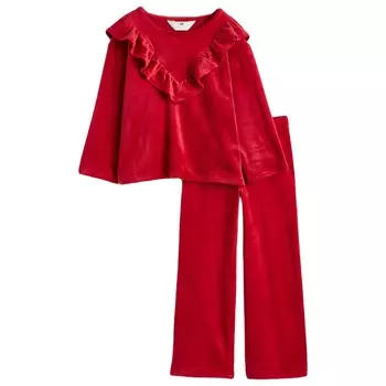 Комплект одежды H&amp;M Velour, 2 предмета, красный