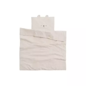 Комплект односпального постельного белья H&amp;M Home Teddy bear, светло-бежевый