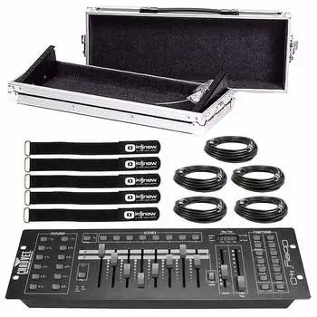 Комплект освещения Chauvet Chauvet DJ Obey 40 Universal 512 DMX Lighting Controller Lighting Package w Case