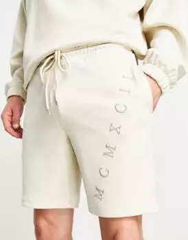 Комплект оверсайз-шорт с аквалангом ASOS DESIGN с вышивкой римских цифр