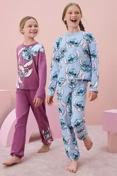 Комплект пижам Lilo & Stitch Next, 2 комплекта, синий/фиолетовый