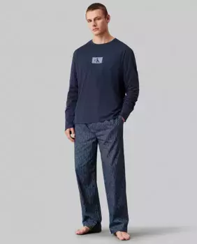 Комплект пижамных штанов - CK Установлено Calvin Klein, синий