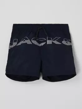 Комплект плавок и полотенец модель «Beach Pack» Jack & Jones, темно-синий