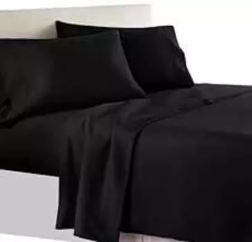 Комплект пододеяльников, 3 предмета, однотонный, черный, Emperor - 98x118, египетский хлопок, плотность ниток 620 NJ Global Beddings, Black