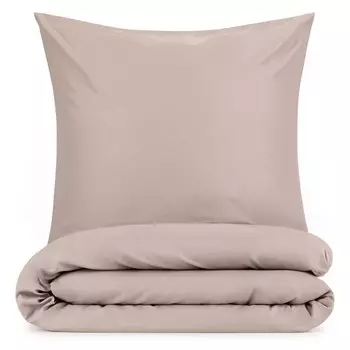 Комплект пододеяльников Blumtal — супермягкий и уютный комплект постельного белья из матовой микрофибры, без катышков и морщин, с 1 наволочкой, 140 x 200 и 65 x 65 (1x), серо-коричневый