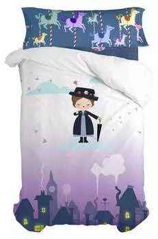 Комплект пододеяльников для няни Mr. Fox, мультколор