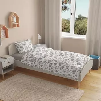 Комплект пододеяльников Evideoa Soft Lily - серый/белый Evidea