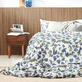 Комплект пододеяльников из хлопка Bleu Bassols плотностью 200 нитей, синий