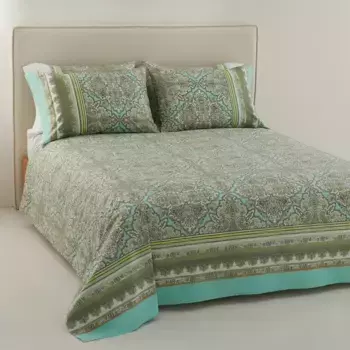 Комплект пододеяльников из хлопка Marechiaro Bassetti, фисташковый