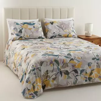 Комплект пододеяльников из хлопка с абстракцией El Corte Ingls, фиолетовый