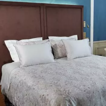 Комплект пододеяльников из хлопкового атласа Анжелика Lameirinho, естественный