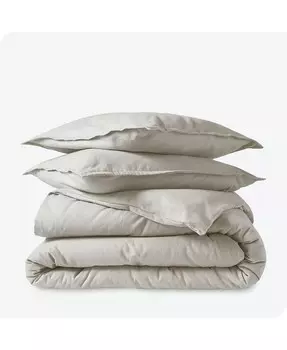 Комплект пододеяльников из хлопковой фланели King/California King Bare Home, синий