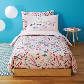 Комплект Пододеяльников "Карандаш" 200X200 Bassetti, розовый