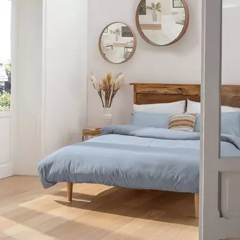 Комплект пододеяльников на одно одеяло мягкой пряжи микрофибры Amo Lacasa, голубой