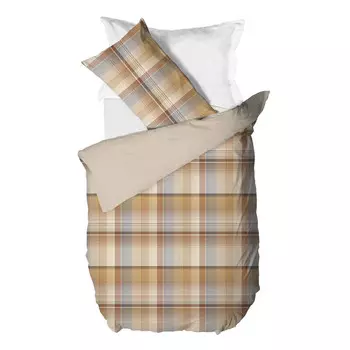 Комплект пододеяльников с одинарным принтом альфа- Amo Lacasa, охра