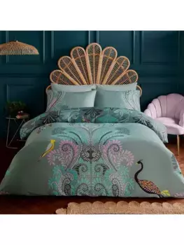 Комплект пододеяльников Sara Miller Peacock Filigree Reversible Duvet