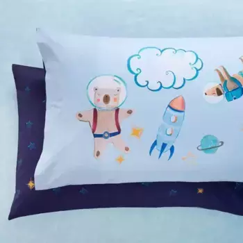 Комплект Пододеяльников "Шаттл" 200X200 Bassetti, синий