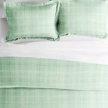 Комплект пододеяльников соломенного цвета с узором морской волны, ультрамягкое постельное белье из микрофибры ienjoy Home, цвет Forest