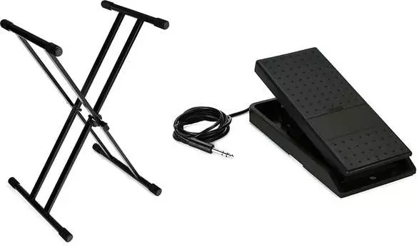 Комплект подставки для клавиатуры Gator Frameworks GFW-KEY-2000X Deluxe X-Style с педалью громкости/экспрессии Yamaha FC7 Yamaha + Gator Frameworks FC7=1 GFW-KEY-2000X=1