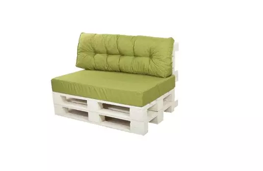 Комплект подушек для сиденья 120x60 и синяя подушка 120x40 | набор подушек для поддонов для улицы Setgarden