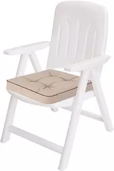 Комплект подушек для сидений, подушки для сидений, мягкие подушечки для улицы/в помещении, для улицы/в помещении, для сада, для зимы, отдыха, для лета, для летних каникул, бежевый Hobbygarden